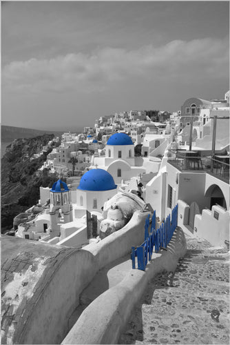 Blue Domes of Santorini