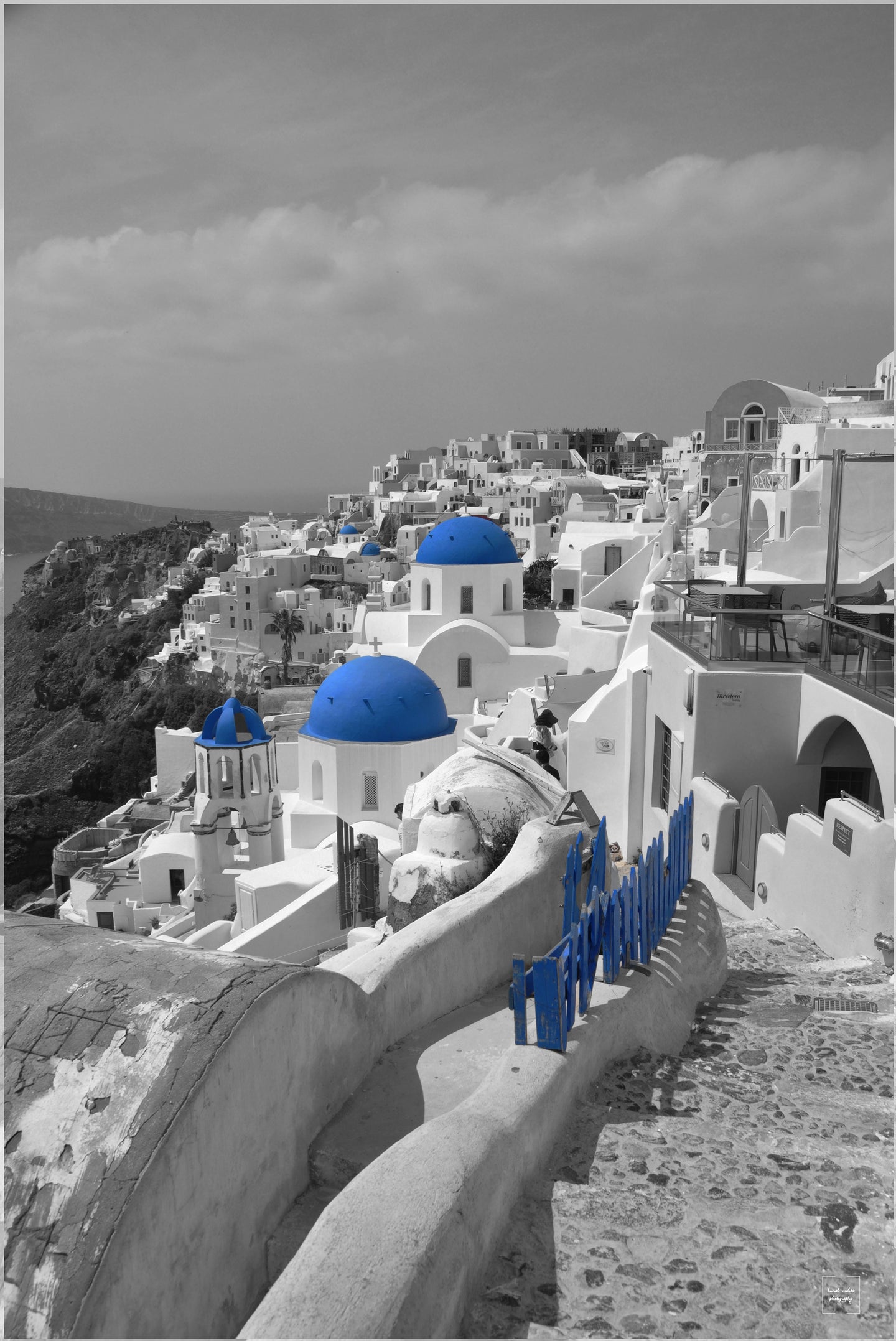 Blue Domes of Santorini